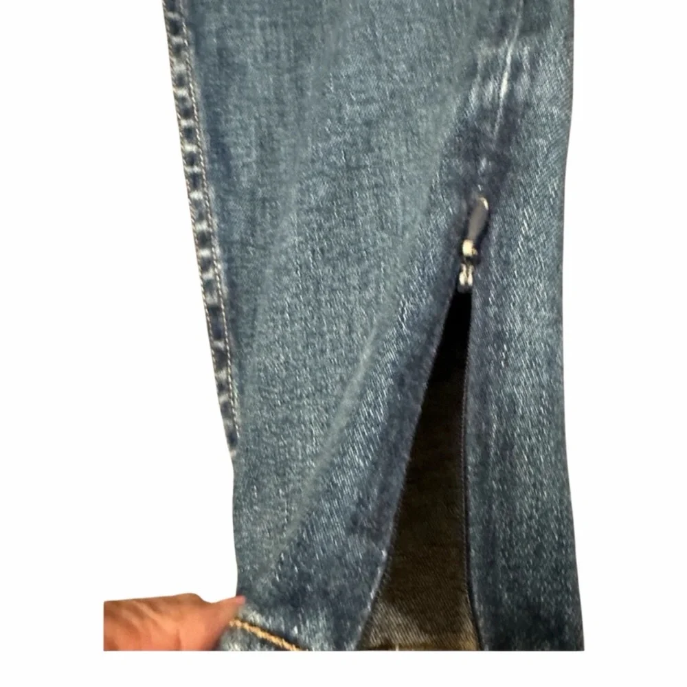 Hudson Centerfold Ultra High Rise Skinny Jeans Dark Wash Ankle Zip 29